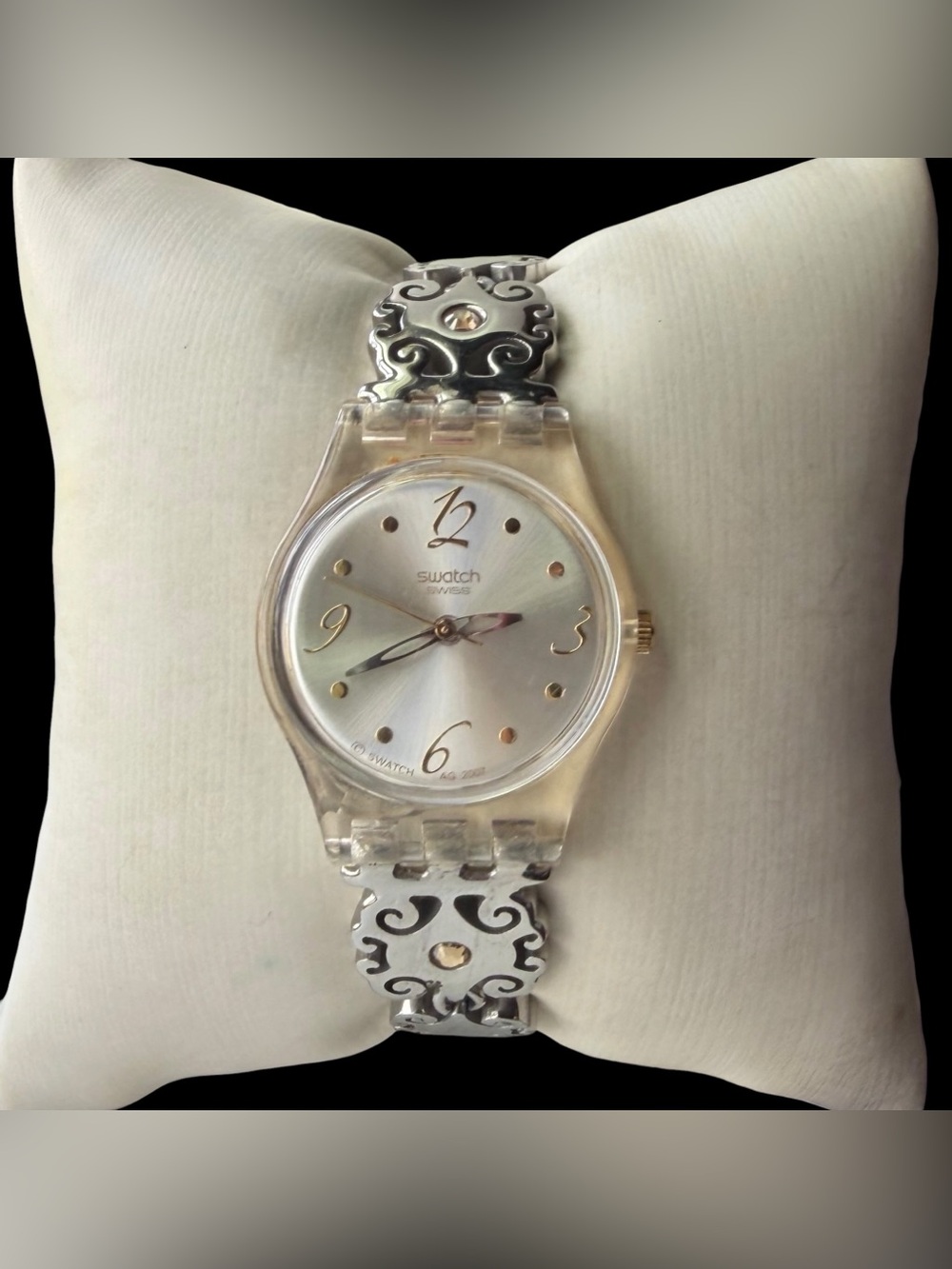 Women’s Swatch Lady “Crystal Lace” Watch